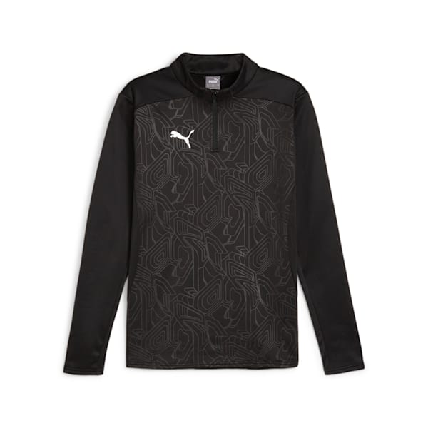 メンズ サッカー チームファイナル ハイブリッド トップス クルースウェット, PUMA Black, extralarge-JPN