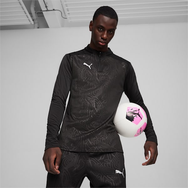 メンズ サッカー チームファイナル ハイブリッド トップス クルースウェット, PUMA Black, extralarge-JPN
