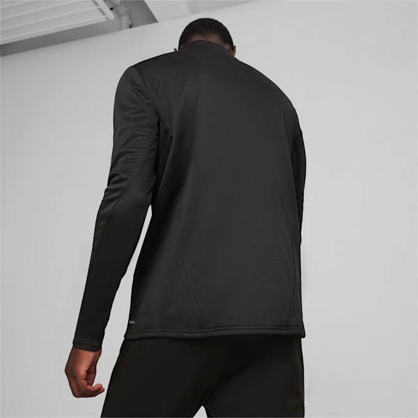 メンズ サッカー チームファイナル ハイブリッド トップス クルースウェット, PUMA Black, extralarge-JPN