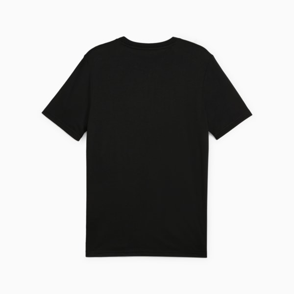メンズ サッカー チームファイナル カジュアルズ 半袖 Tシャツ, PUMA Black-PUMA Silver, extralarge-JPN