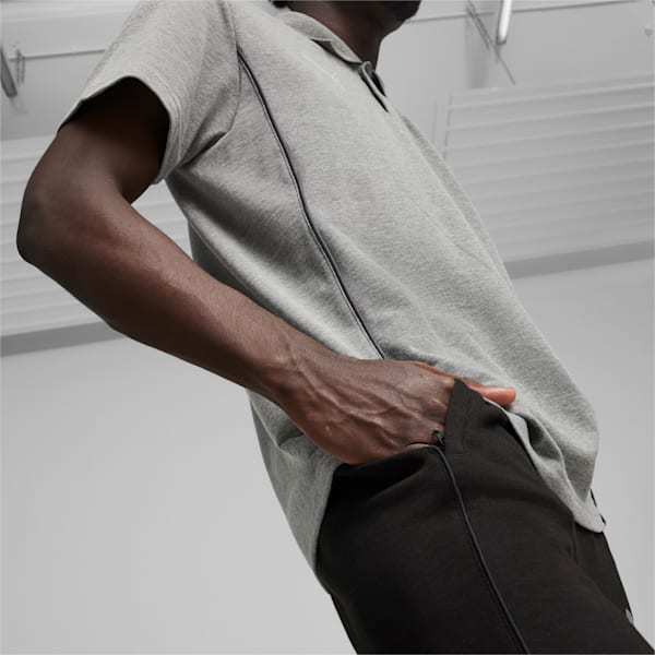 メンズ サッカー チームファイナル カジュアルズ ニットパンツ, PUMA Black-PUMA Silver, extralarge-JPN