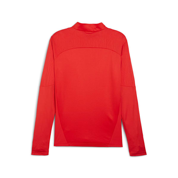 メンズ サッカー チームファイナル トレーニング 1/4 ジップ トップス, PUMA Red, extralarge-JPN