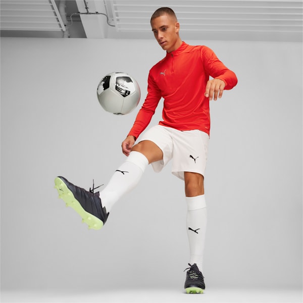 メンズ サッカー チームファイナル トレーニング 1/4 ジップ トップス, PUMA Red, extralarge-JPN
