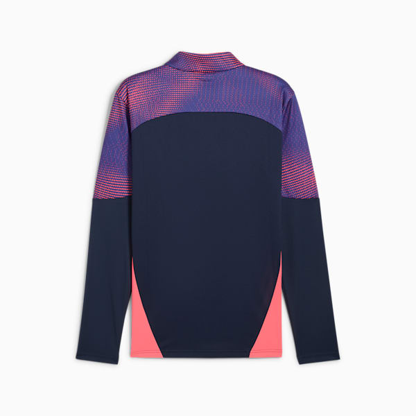 Haut à fermeture éclair quart de longueur individualFINAL Homme, Club Navy-Dark Amethyst, extralarge