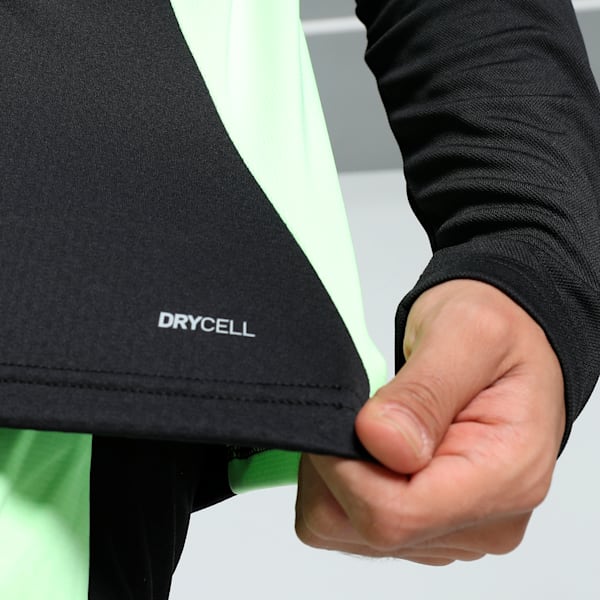 individualFINAL Quarter-Zip Men's Football Top, PUMA Black-Fizzy Apple, extralarge-IND
