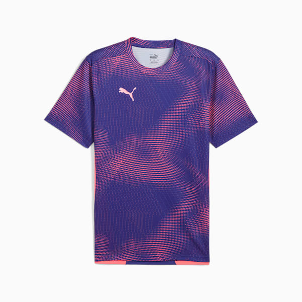 individualFINAL Men's Slim Fit Football Jersey, Club Navy-Dark Amethyst, extralarge-IND