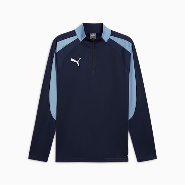 individualLIGA Quarter-Zip Top Men, PUMA Navy-PUMA White-Zen Blue, extralarge-GBR