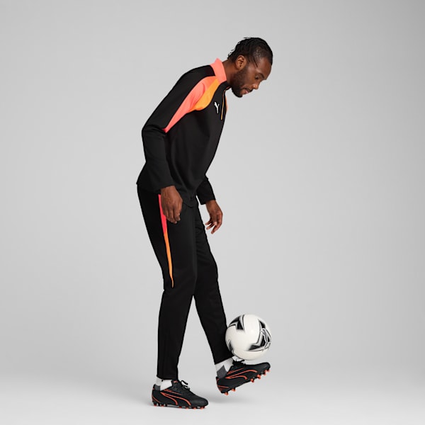 individualLIGA Quarter-Zip Top Men, PUMA Black-Heat Fire, extralarge