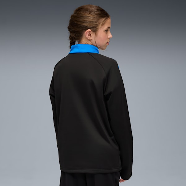 individualLIGA Quarter-Zip Top Youth, PUMA Black-PUMA White-Ultra Blue, extralarge-GBR