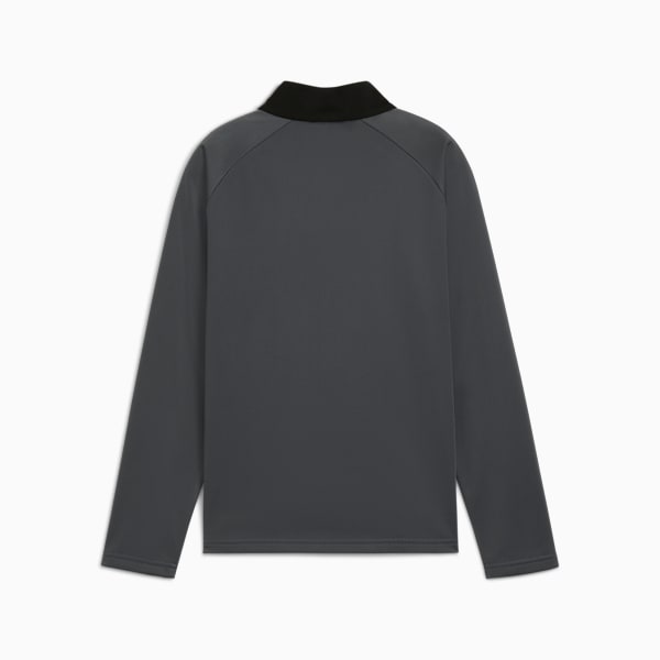 individualLIGA Quarter-Zip Top Youth, Shadow Gray-PUMA White-Glowing Red, extralarge-GBR