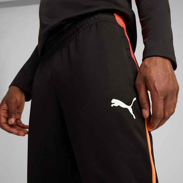 Pants Hombre individualLIGA, PUMA Black-Heat Fire, extralarge
