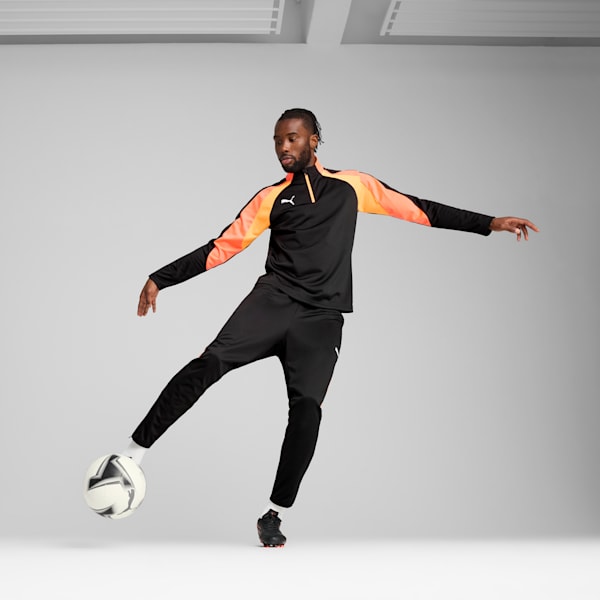 Pants Hombre individualLIGA, PUMA Black-Heat Fire, extralarge