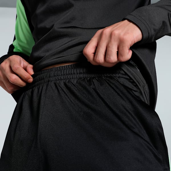 individualLIGA Men's Football Training Shorts, PUMA Black-Fizzy Apple, extralarge-IND