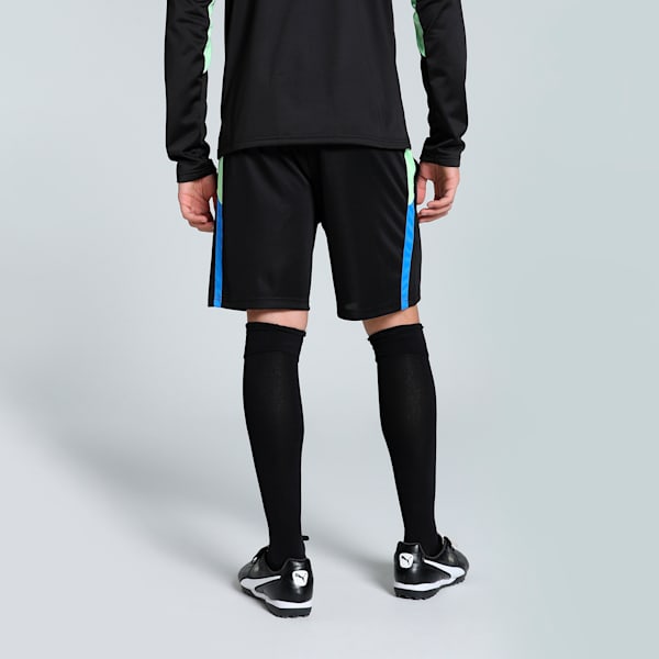 individualLIGA Men's Football Training Shorts, PUMA Black-Fizzy Apple, extralarge-IND