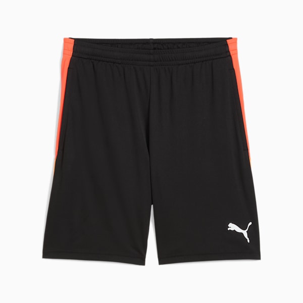 Shorts de entrenamiento para hombre individualLIGA, PUMA Black-Heat Fire, extralarge