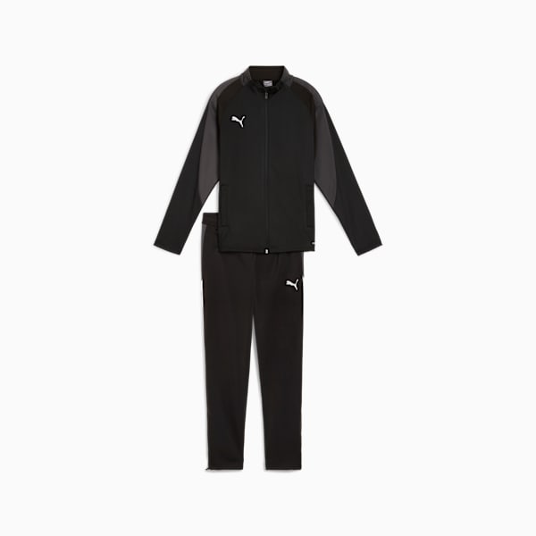 IndividualLIGA Tracksuit Youth, PUMA Black-PUMA White-Shadow Gray, extralarge-GBR