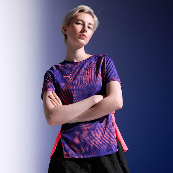 individualBLAZE Women's Football Jersey, Lapis Lazuli-Dark Amethyst, extralarge-IND
