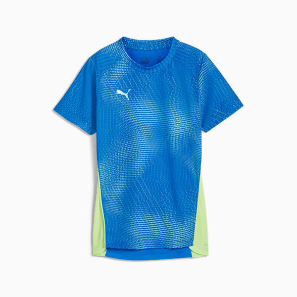 ウィメンズ サッカー INDIVIDUAL ブレイズ 半袖 シャツ, Bluemazing-Fizzy Apple, extralarge-JPN