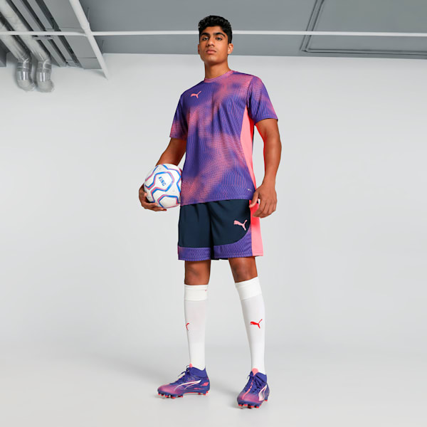individualFINAL Men's Football Shorts, Club Navy-Dark Amethyst, extralarge-IND