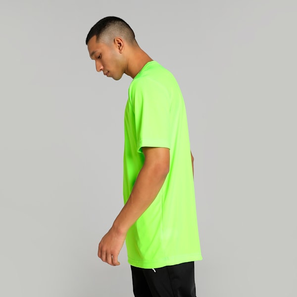 CR Teamwear Piping Men's Cricket T-shirt, Pro Green-PUMA Black, extralarge-IND