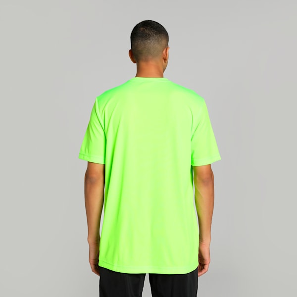 CR Teamwear Piping Men's Cricket T-shirt, Pro Green-PUMA Black, extralarge-IND