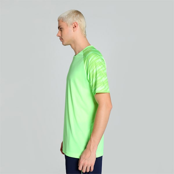 Cricket Teamwear Men's Sublimation Tee, Fast Yellow-Lily Pad, extralarge-IND