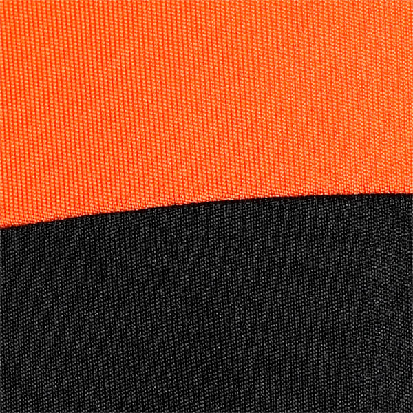 Cricket Teamwear Men's Colorblock Tee, Rickie Orange-PUMA Black, extralarge-IND