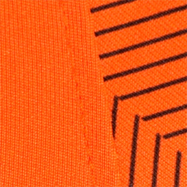 Cricket Teamwear Men's Sublimation Polo, Rickie Orange-Puma Black, extralarge-IND