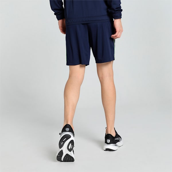Cricket Teamwear Men's Piping Shorts, PUMA Navy-Fast Yellow, extralarge-IND