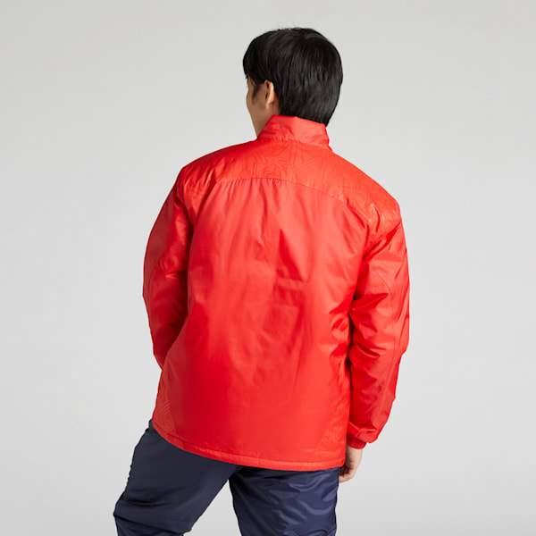 メンズ サッカー チームファイナル パデッド ウーブン ジャケット, PUMA Red, extralarge-JPN