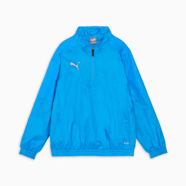 キッズ ボーイズ サッカー チームファイナル トレーニング トリコット トップス 120-160cm, Ignite Blue, extralarge-JPN