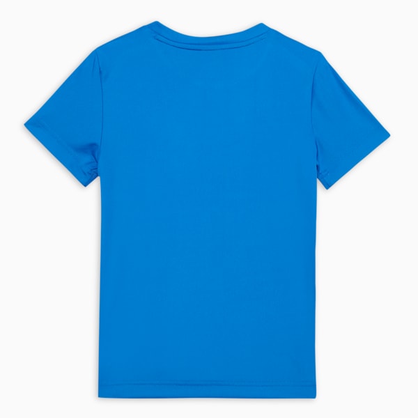 Cricket Teamwear Youth Piping Tee, Ultra Blue-Rickie Orange, extralarge-IND