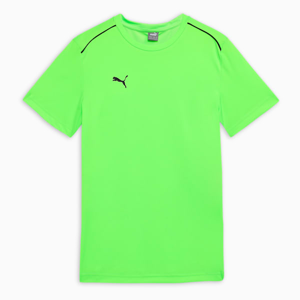 Cricket Teamwear Youth Piping Tee, Pro Green-PUMA Black, extralarge-IND