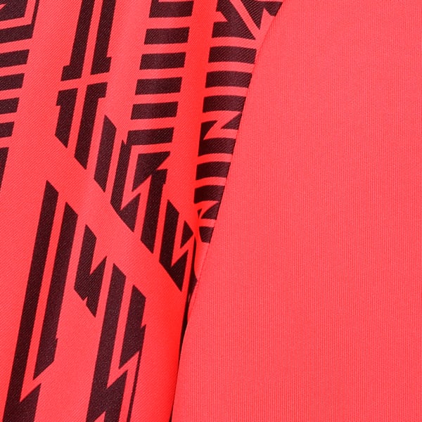 Cricket Teamwear Youth Tee, Fiery Coral-PUMA Navy, extralarge-IND