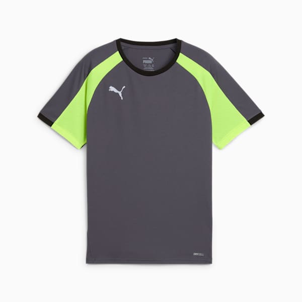キッズ サッカー INDIVIDUALLIGA 半袖 シャツ 120-160cm, Galactic Gray-Yellow Alert, extralarge-JPN