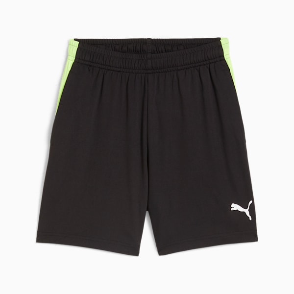 キッズ サッカー INDIVIDUAL リーガ トレーニング ショーツ 120-160cm, PUMA Black-Fizzy Apple, extralarge-JPN