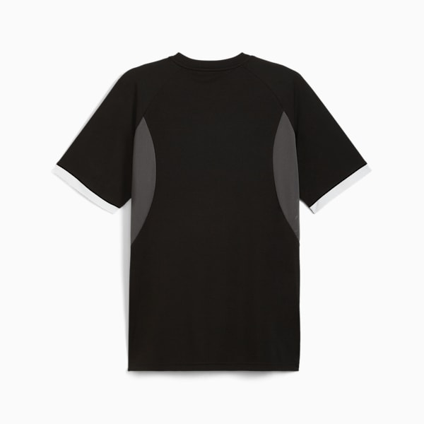 メンズ サッカー INDIVIDUALLIGA 半袖 シャツ, PUMA Black-Shadow Gray, extralarge-JPN
