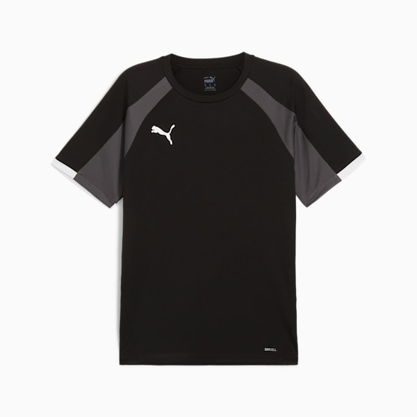 メンズ サッカー INDIVIDUALLIGA 半袖 シャツ, PUMA Black-Shadow Gray, extralarge-JPN