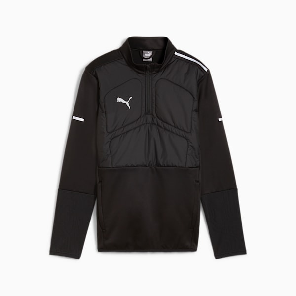 キッズ サッカー INDIVIDUAL ウィンタライズド  クォータージップ トップ 120-160cm, PUMA Black, extralarge-JPN