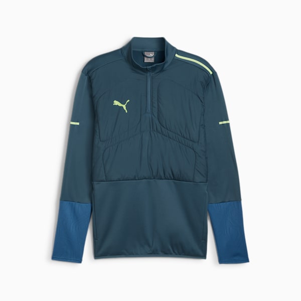 メンズ サッカー INDIVIDUAL ウィンタライズド 1/4 トップ, Gray Skies, extralarge-JPN