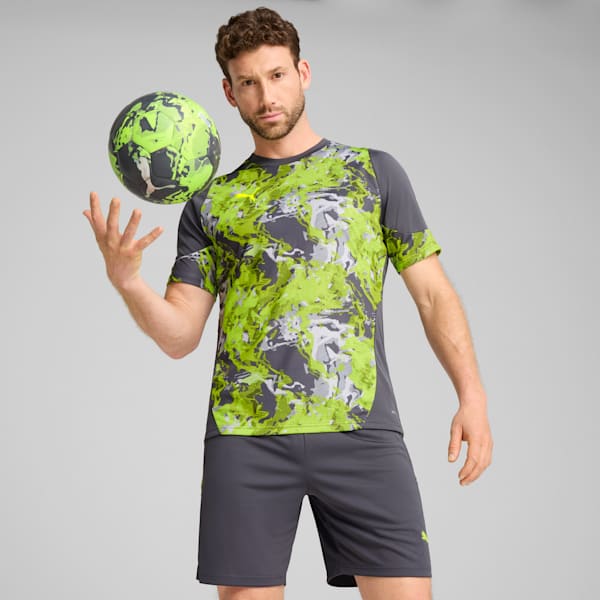 IndividualCUP Men's Soccer Jersey, Galactic Gray, extralarge