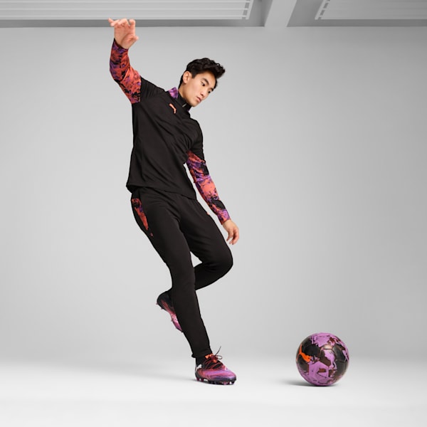 IndividualCUP Quarter-Zip Men's Soccer Top, PUMA Black, extralarge