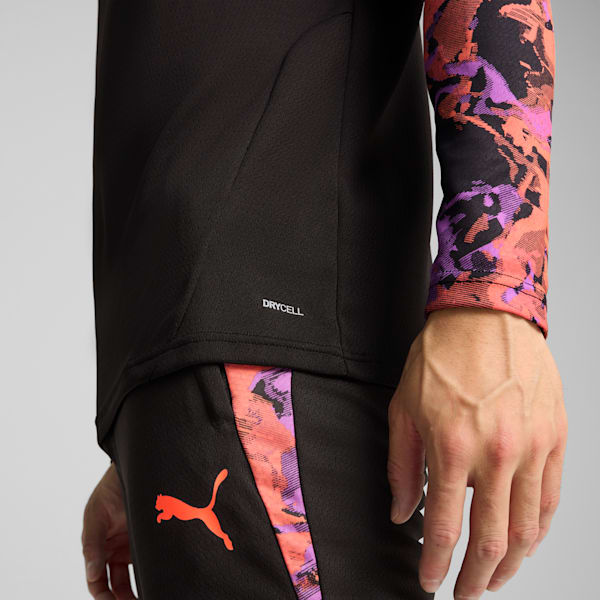 Playera de fútbol con cierre individualCUP para hombre, PUMA Black, extralarge