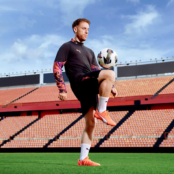 IndividualCUP Quarter-Zip Men's Soccer Top, PUMA Black, extralarge