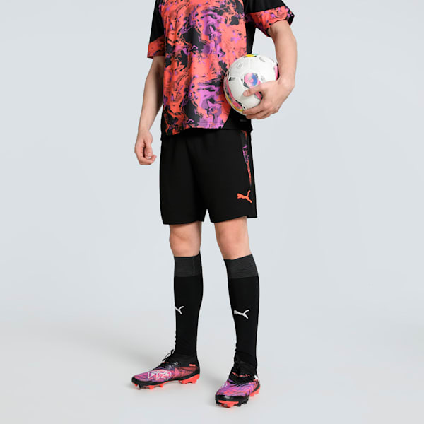 IndividualCUP Men's Football Shorts, PUMA Black, extralarge-IND