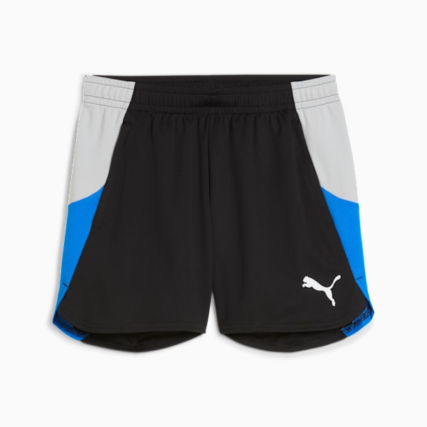 Shorts de fútbol individualBLAZE para mujer, PUMA Black-Cool Light Gray-Racing Blue, extralarge