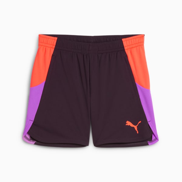 Shorts de fútbol individualBLAZE para mujer, Midnight Plum, extralarge