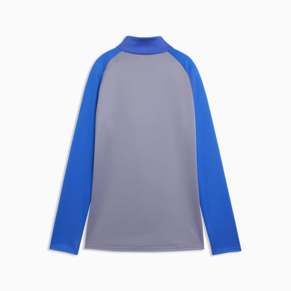IndividualBLAZE 1/4 Zip Football Top Women, Gray Sky-PUMA White-Royal Sapphire, extralarge-GBR