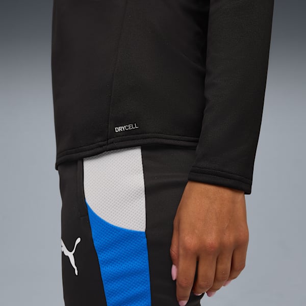 IndividualBLAZE Quarter-Zip Women's Soccer Top, PUMA Black-PUMA White-Racing Blue, extralarge