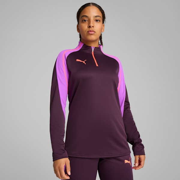 IndividualBLAZE Quarter-Zip Women's Soccer Top, Midnight Plum, extralarge